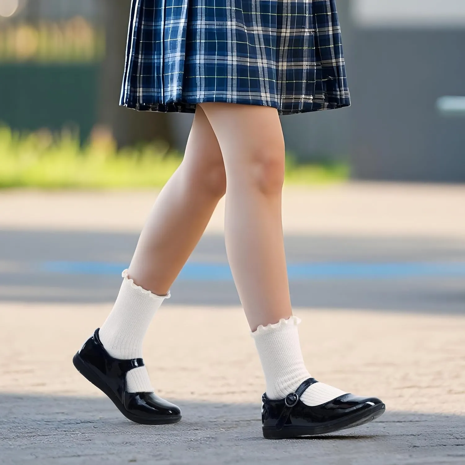 DREAM PAIRS Girls Mary Jane Flats School Uniform Dress Shoes