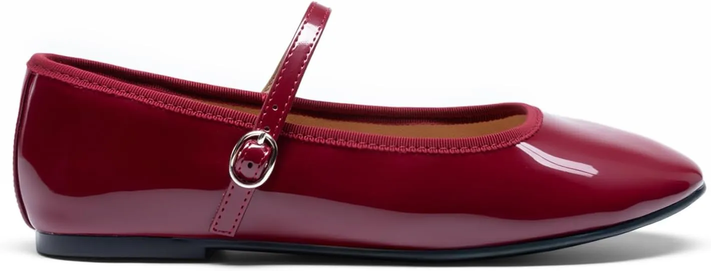 DREAM PAIRS Women's Ballet Flats Mary Jane Shoes, Round Toe Comfortable Dressy Casual Slip-on Work Daily Soft Flat Shoes