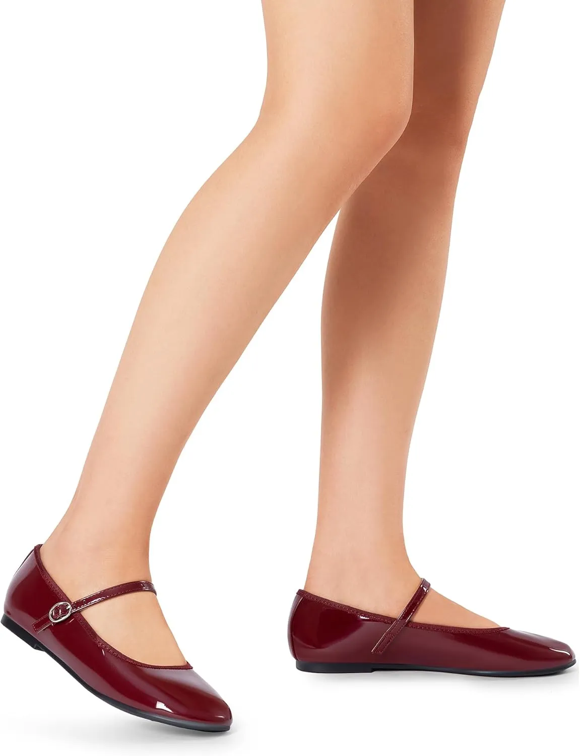 DREAM PAIRS Women's Ballet Flats Mary Jane Shoes, Round Toe Comfortable Dressy Casual Slip-on Work Daily Soft Flat Shoes