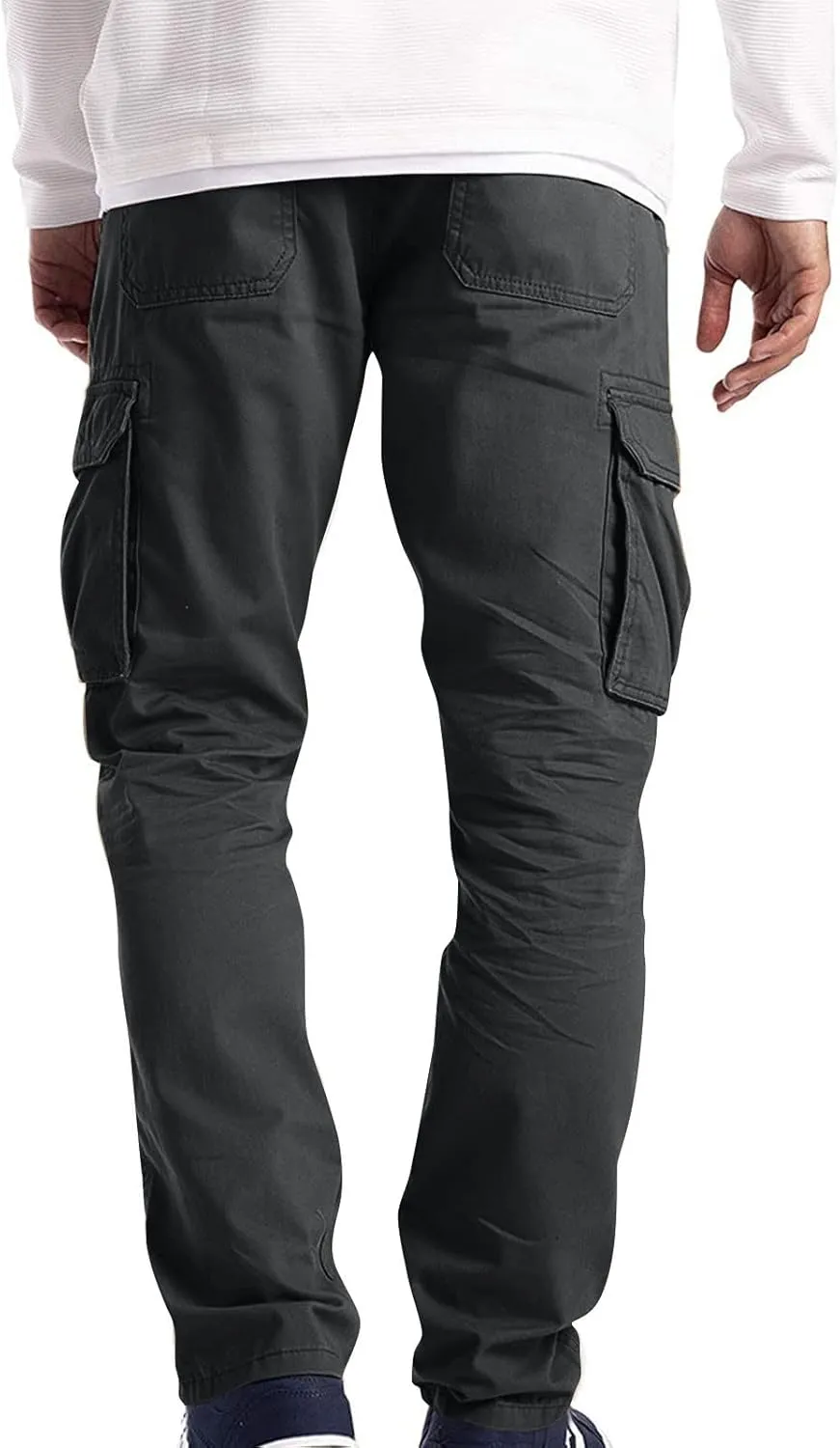 DuDubaby Men's Sports Casual Jogging Trousers Lightweight Hiking Work Pants Outdoor Pant