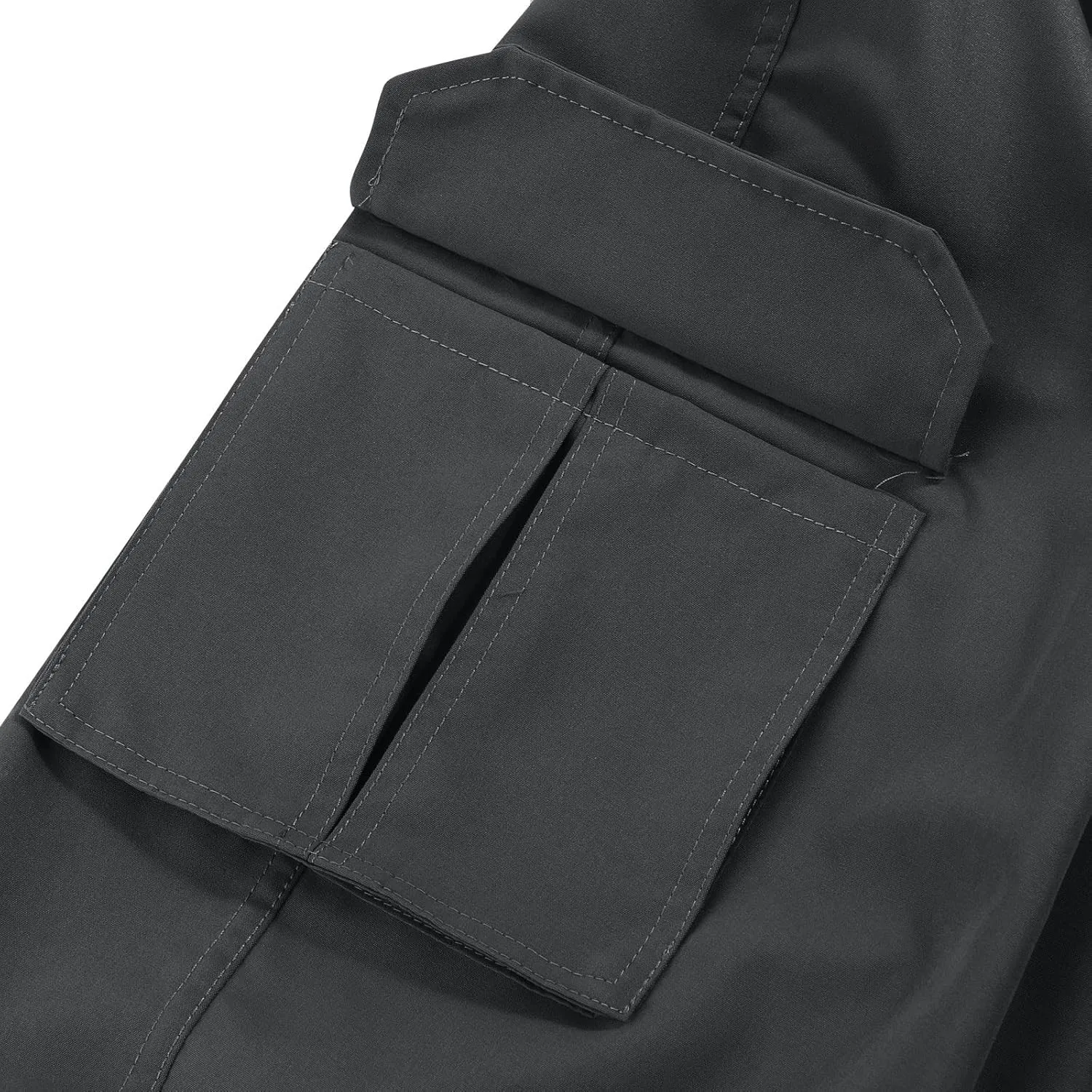 DuDubaby Men's Sports Casual Jogging Trousers Lightweight Hiking Work Pants Outdoor Pant