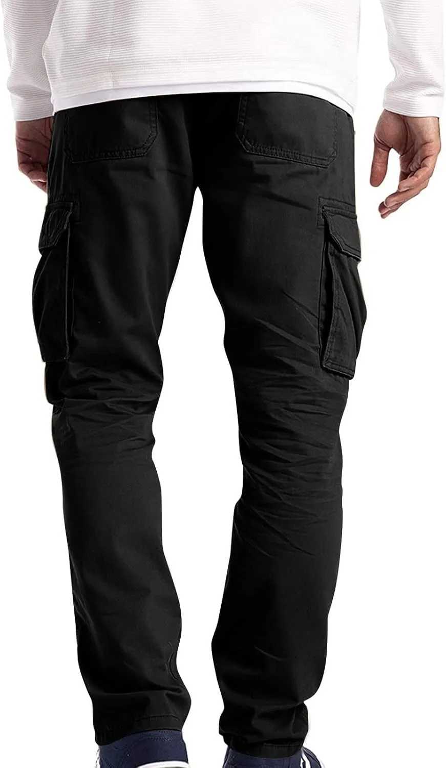 DuDubaby Men's Sports Casual Jogging Trousers Lightweight Hiking Work Pants Outdoor Pant