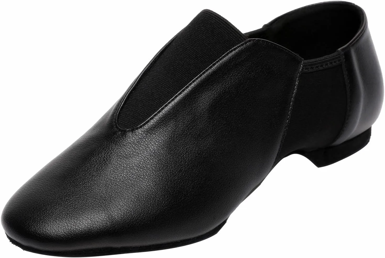 Elastic Jazz Shoes Leather Sole for Girls Boys Dance (Toddler/Little Kid/Big Kid)