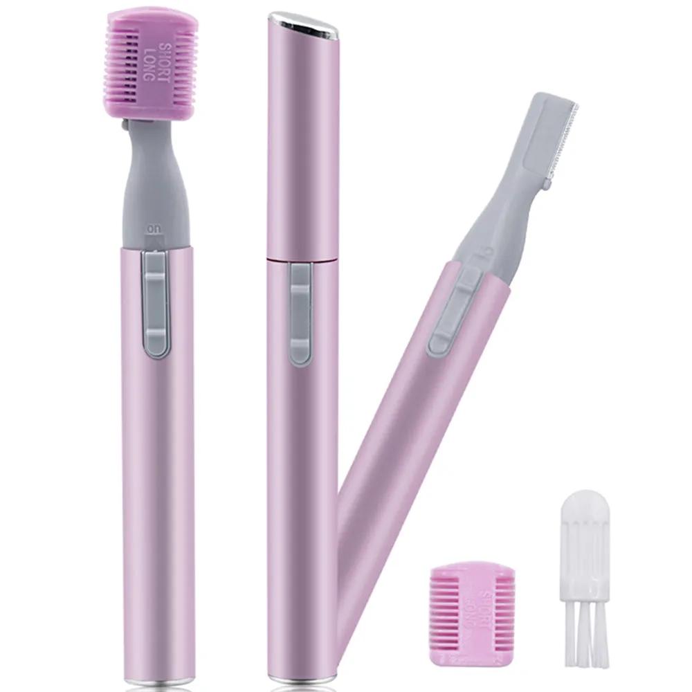 Electric Eyebrow Trimmer Scissors Shaving Lady Makeup Shaver