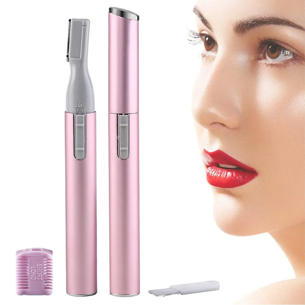 Electric Eyebrow Trimmer Scissors Shaving Lady Makeup Shaver