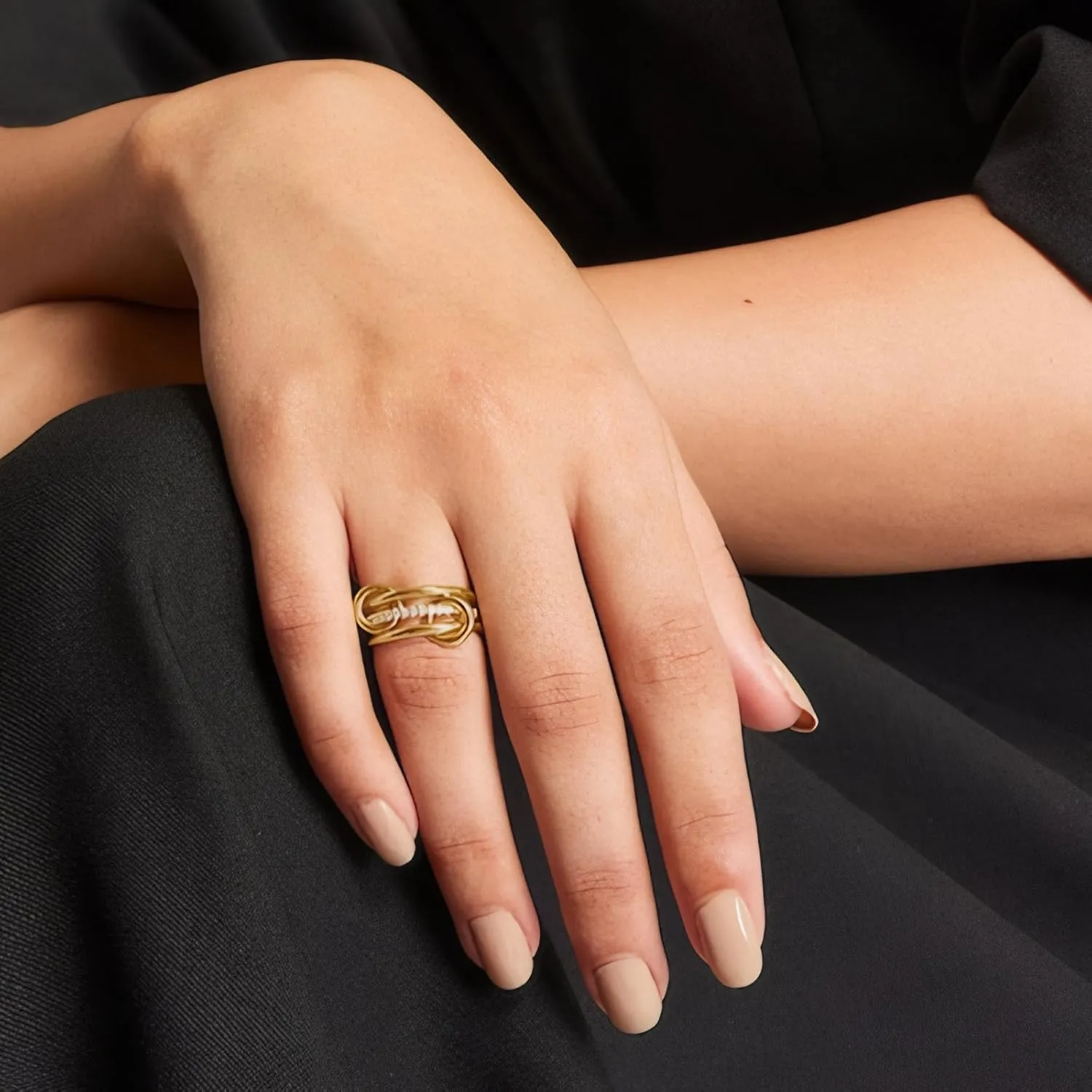 Elegant Pave Stackable Rings for Women - Non Tarnish Rings Set, Perfect for Everyday Wear, Fashion Jewelry with Sparkling Finish, Durable and Versatile, Ideal Gift for Her