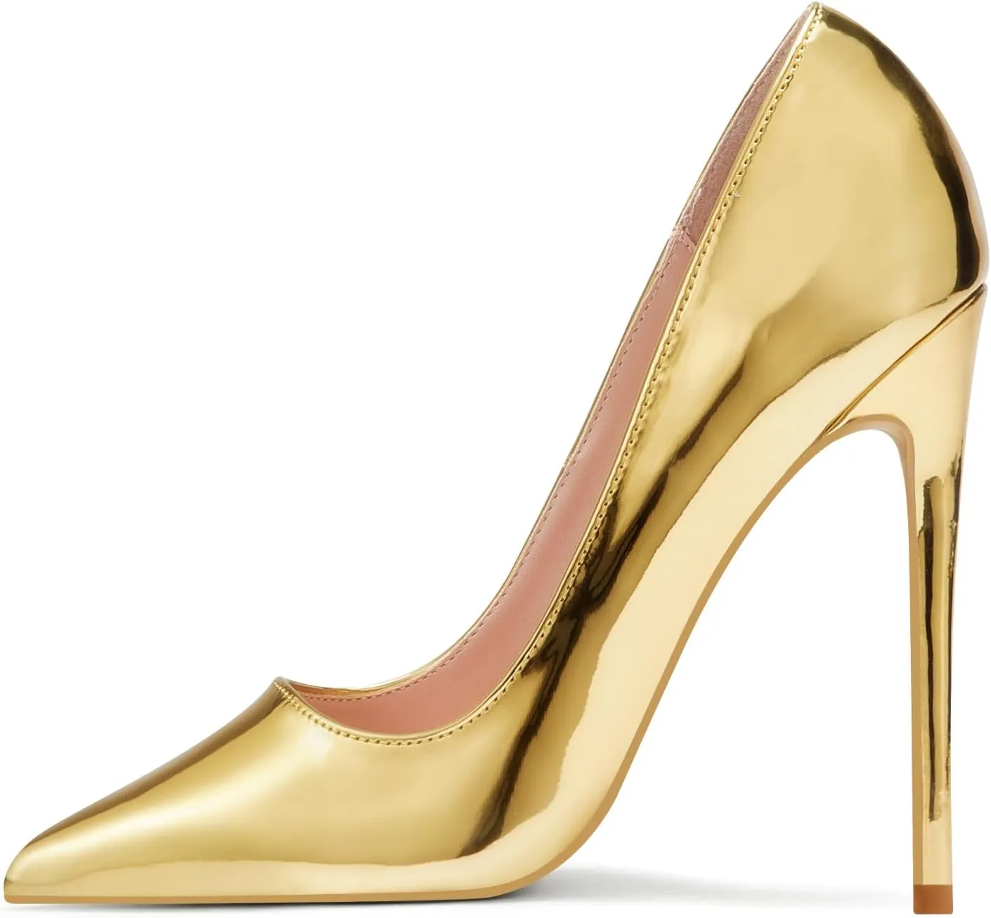 Elisabet Tang Women Pumps, Pointed Toe High Heel 4.7 inch/12cm Party Stiletto Heels Shoes