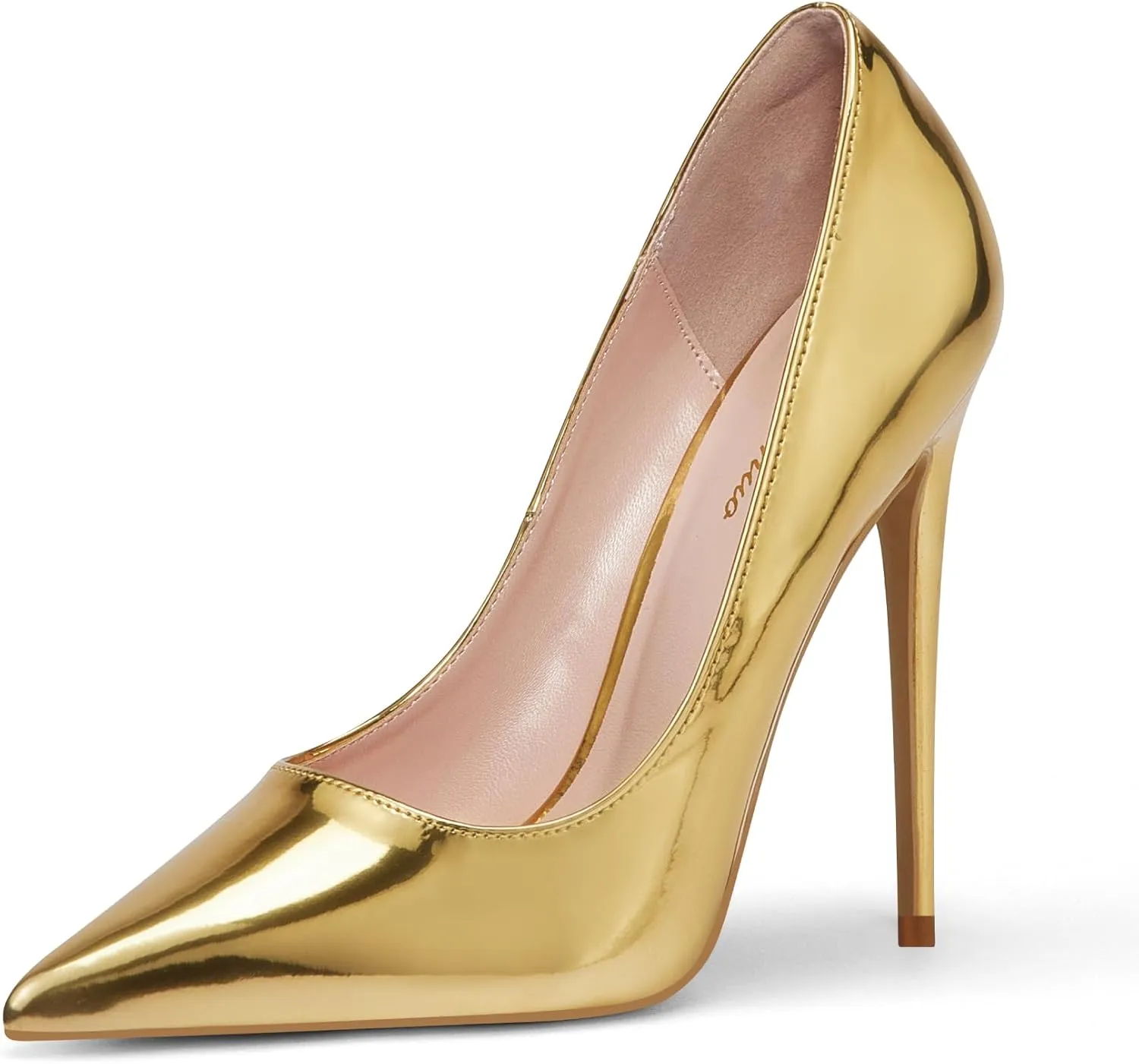 Elisabet Tang Women Pumps, Pointed Toe High Heel 4.7 inch/12cm Party Stiletto Heels Shoes