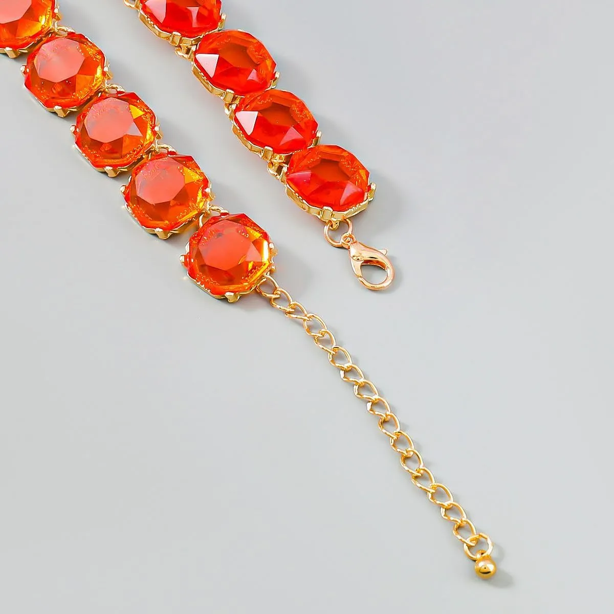 European and American necklaces claw chains multi-layer geometric collarbone chains women's minimalist bohemian style