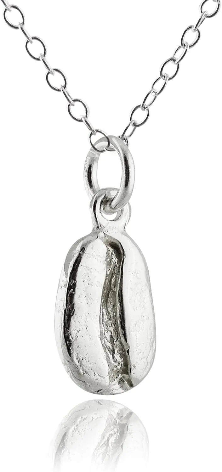 FashionJunkie4Life Sterling Silver Fun Dainty Food Pendant Necklaces for Women