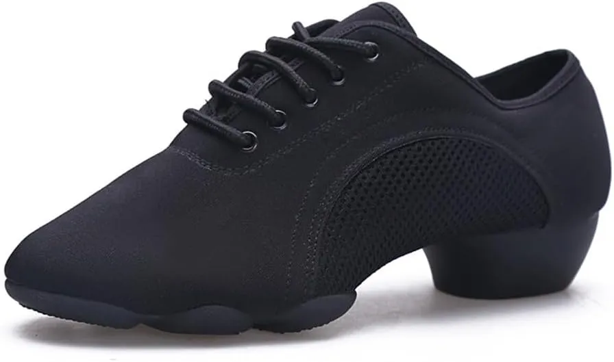 Female Dancing Shoes, Mesh Breathable Jazz Shoes for Women Casual Latin Dance Shoes for Salsa, Tango, Ballroom