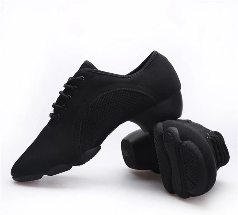 Female Dancing Shoes, Mesh Breathable Jazz Shoes for Women Casual Latin Dance Shoes for Salsa, Tango, Ballroom