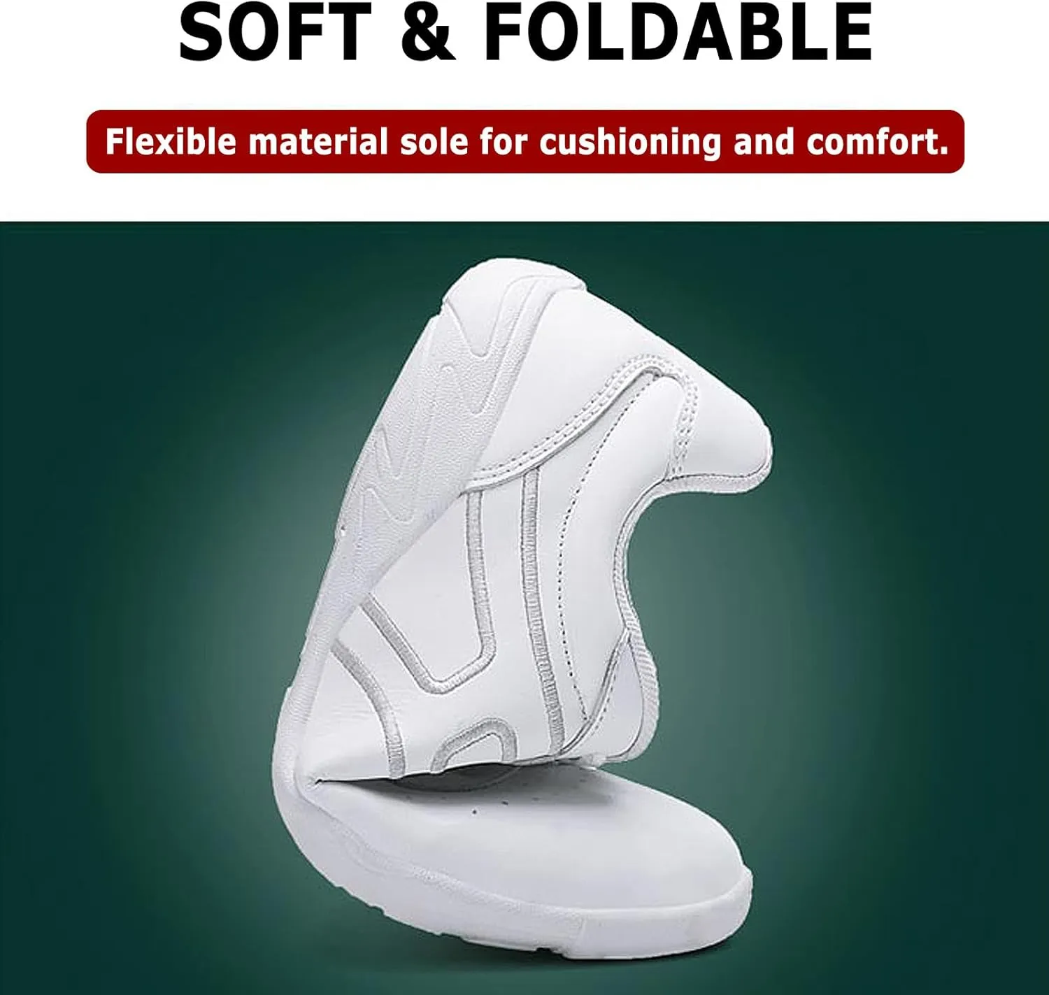 FLIOZY Womens Cheer Dance Shoes Girls White Breathable Lightweight Cheerleading Competition Shoes Athletic Sport Training