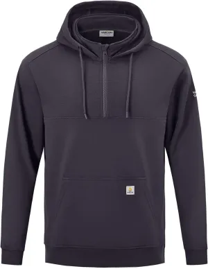 FR Hoodies for Men 10.5oz Quarter-Zip Heavyweight FR Sweatshirt Men's Flame Resistant Hoodies