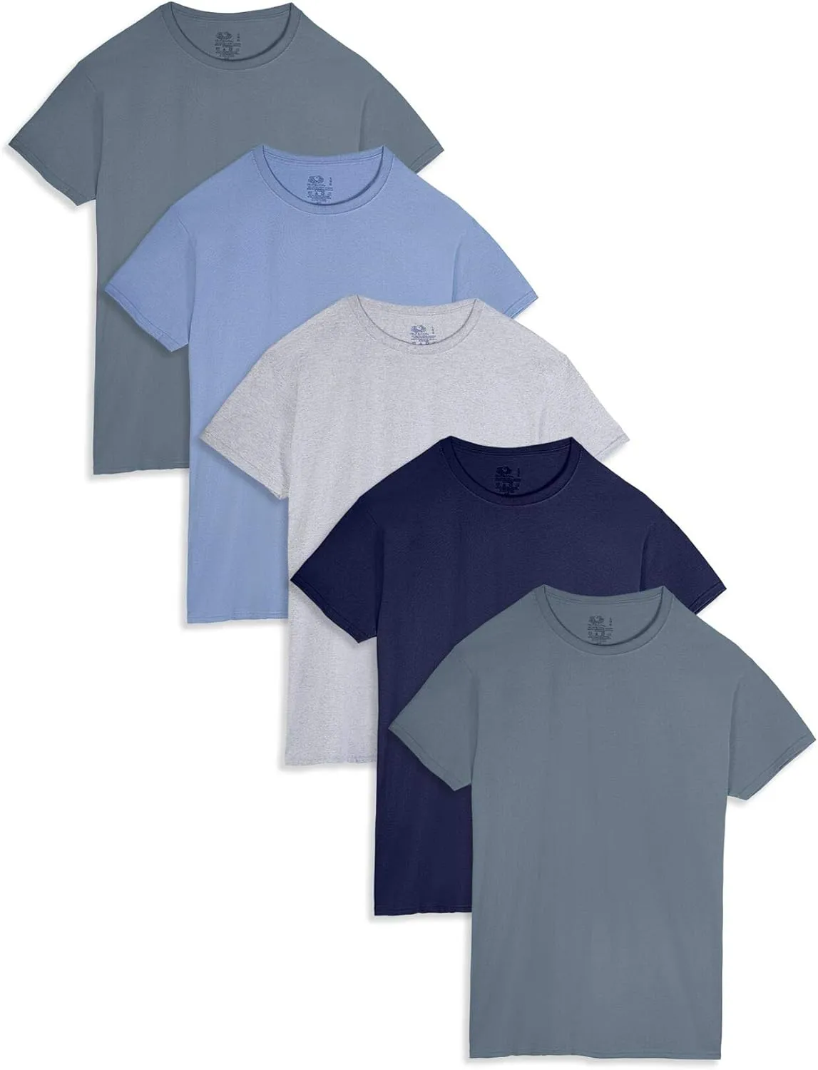 Fruit of the Loom Men's Crew Neck T-Shirt Multipack