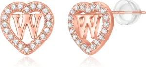 Gifts for Girls Earrings - Heart Earrings for Girls Jewelry Kids Earrings for Girls Gifts Trendy Stuff | Kids Jewelry for Girls Gifts Teenager Girls Gifts | Initial Earrings for Teen Girls Gifts
