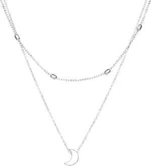 Gold Silver Layered Necklaces for Women Fashion Simple Necklace Jewelry Set Stack Trendy Necklaces for Women 2024
