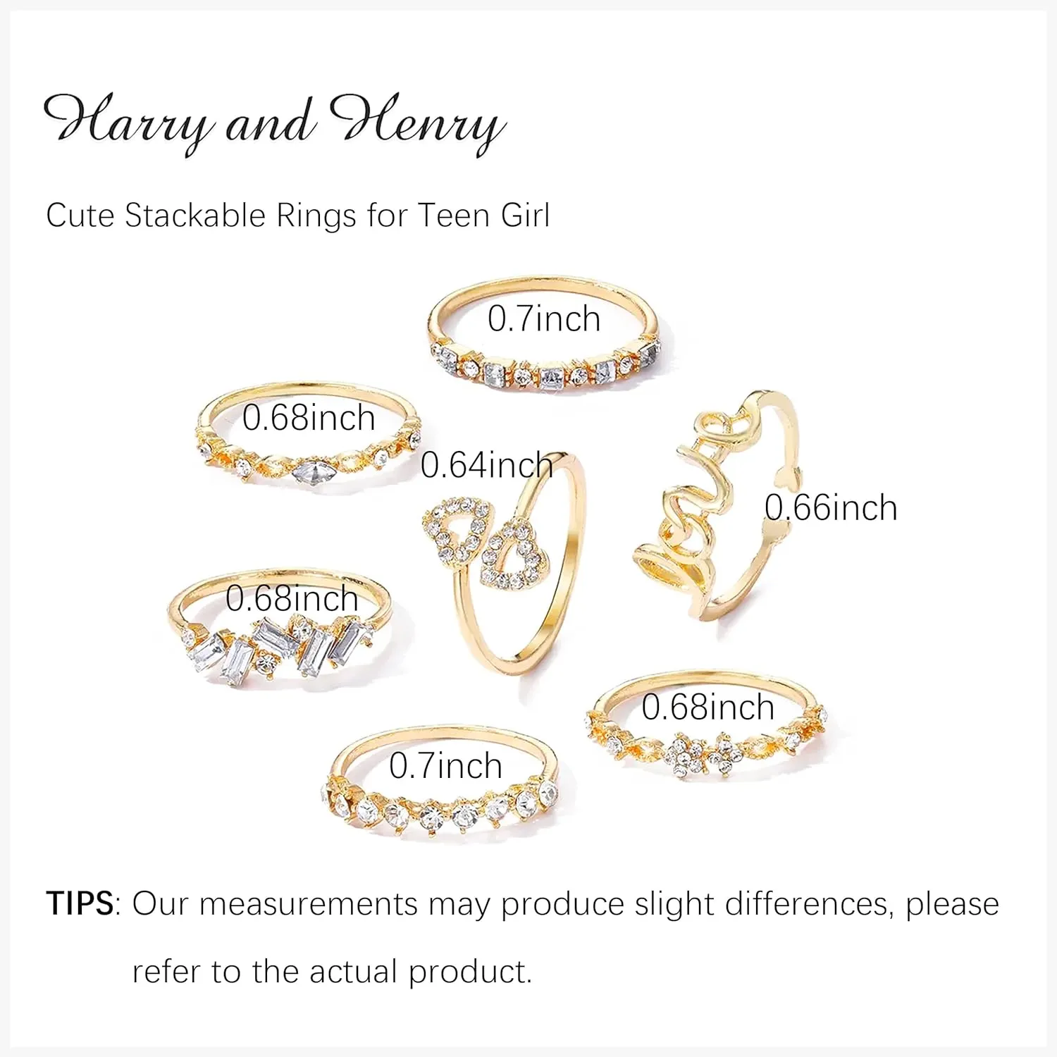 Gold Stackable Rings for Women Gifts Trendy Stuff Simple Star Moon Heart Knuckle Ring Set Boho Cute Stuff Gold Ring Pack Jewelry Birthday Mothers Day Gifts