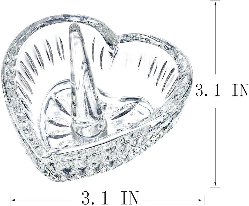 H&D HYALINE & DORA H&D Crystal Ring Holder Dish