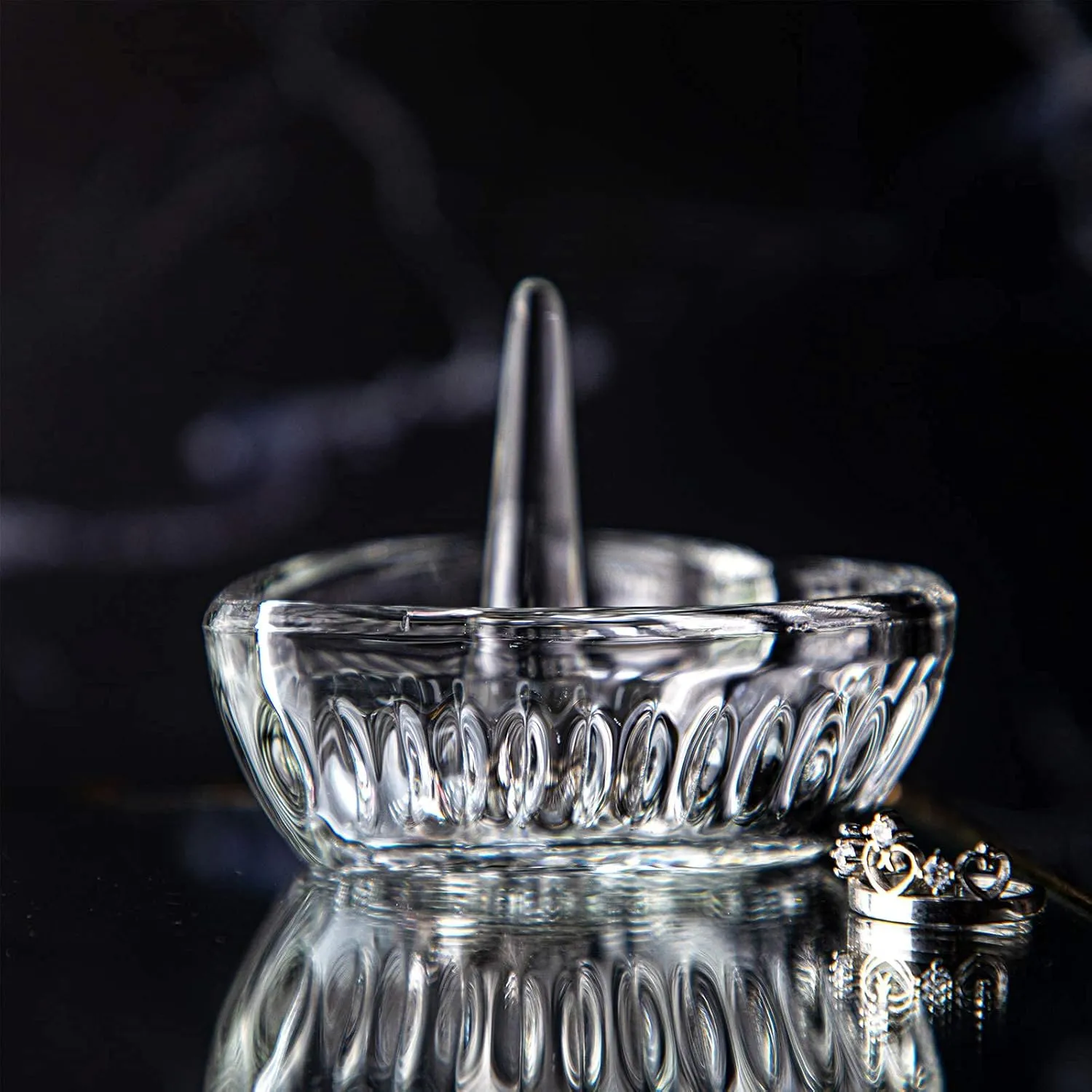 H&D HYALINE & DORA H&D Crystal Ring Holder Dish