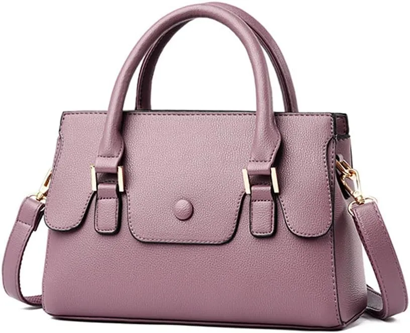 Handbags for Women Top Handle Handbag Leather Satchel Medium Tote Bags Shoulder Bag Crossbody Bag Ladies Purses