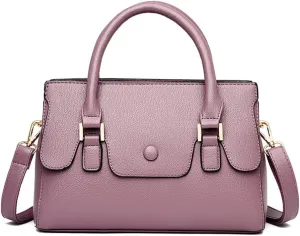 Handbags for Women Top Handle Handbag Leather Satchel Medium Tote Bags Shoulder Bag Crossbody Bag Ladies Purses