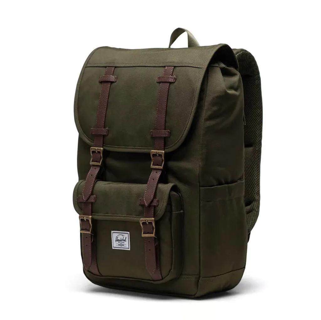 HERSCHEL LITTLE AMERICA MID BACKPACK - IVY GREEN