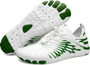 HF Breathable Wide Toe Barefoot Shoes, Men Women, Non - Slip, Minimalist Athletic Footwear, Walking, Running, Hiking and Daily Wear