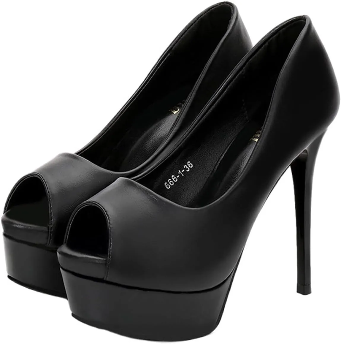 High Heels Sexy Business high-Heeled Waterproof Platform Shallow Mouth Fish Mouth Casual Women's Heels