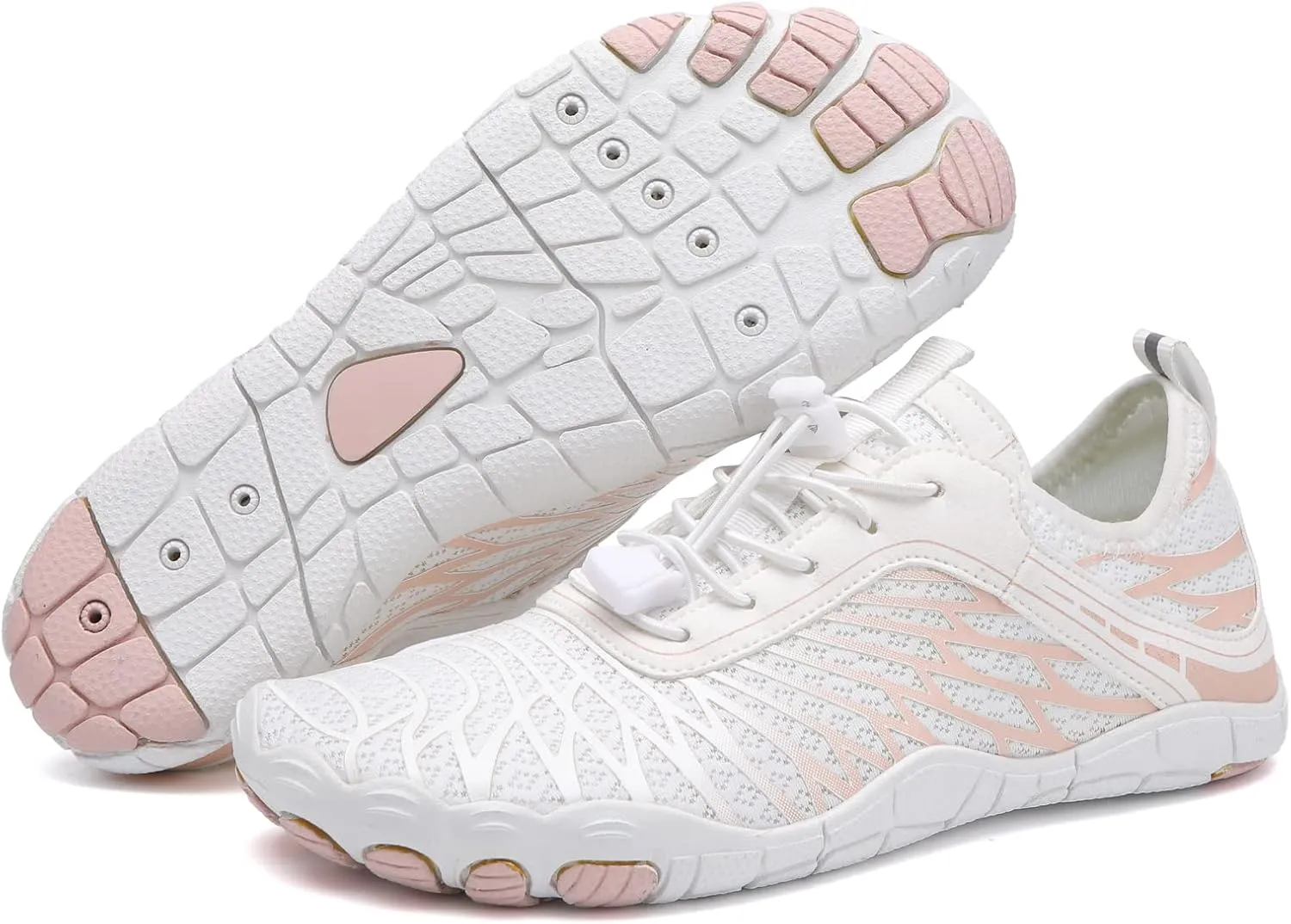 Hike Barefoot Shoes Womens Mens Footwear for Walking,Barefoot Shoe with Wide Toe Box,Healthy & Non-Slip,Breathable Barefoot Vitality Water Shoes for Women,Beach Pool Swim Shoe for Men (Unisex)