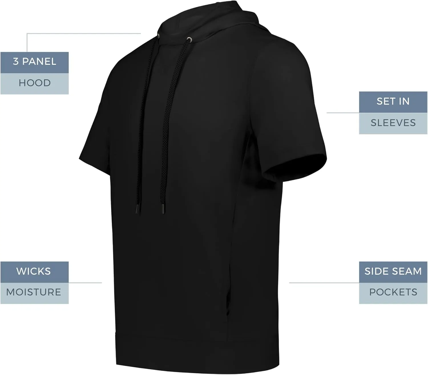 Holloway Men's Ventura Soft Knit Short Sleeve Hoodie