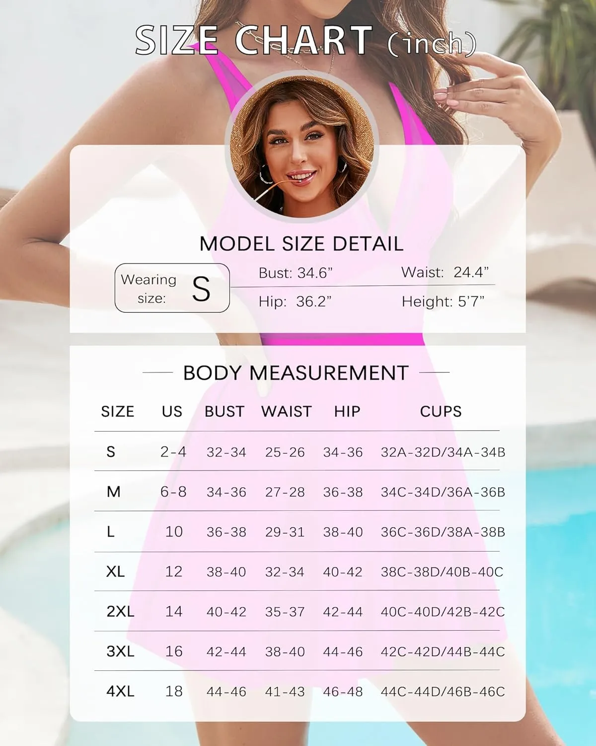 Honlyps One Piece Swimsuit Women Tummy Control Bathing Suit Skirt Modest Swim Suits Full Coverage Swim Dress Tankini 2025