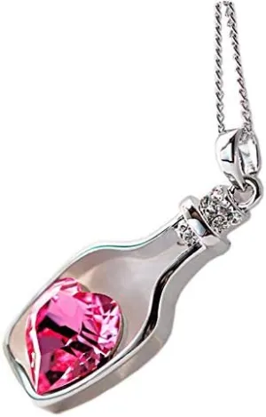 iLH Women's Color Changing Butterfly Necklace Clasp Temperature Sensing Color Changing Pendant Necklaces Jewelry Gift
