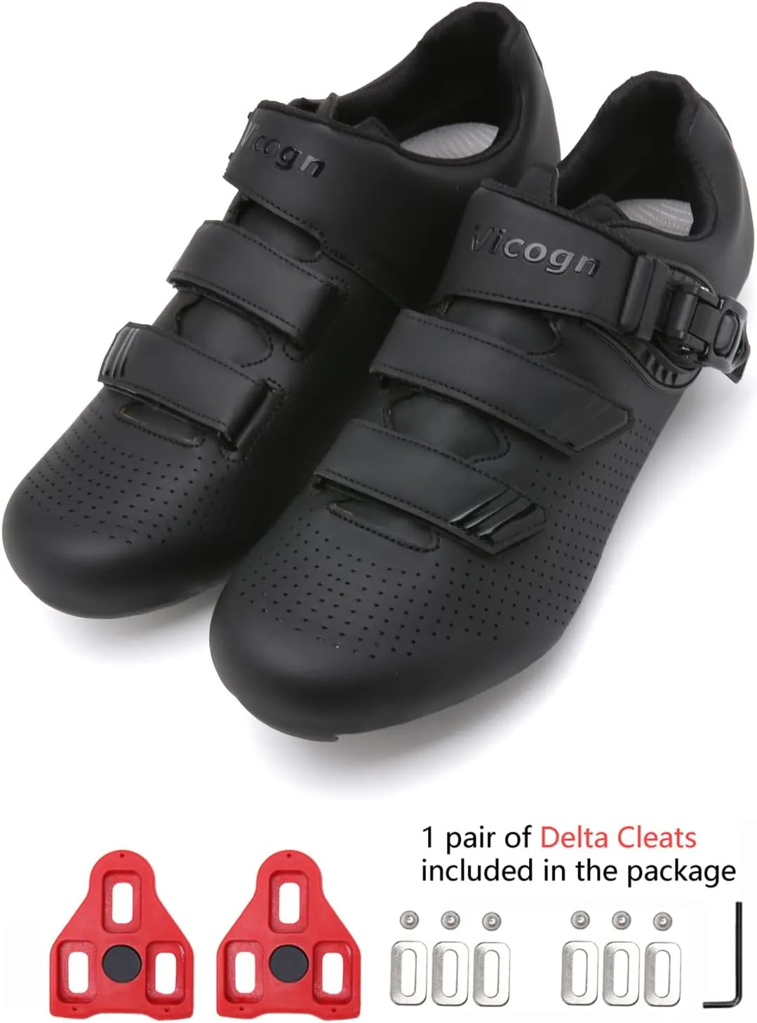Indoor Cycling Shoes for Men Women Compatible with Peloton Bike Pre-Installed with Look Delta Cleats Outdoor Road Biking