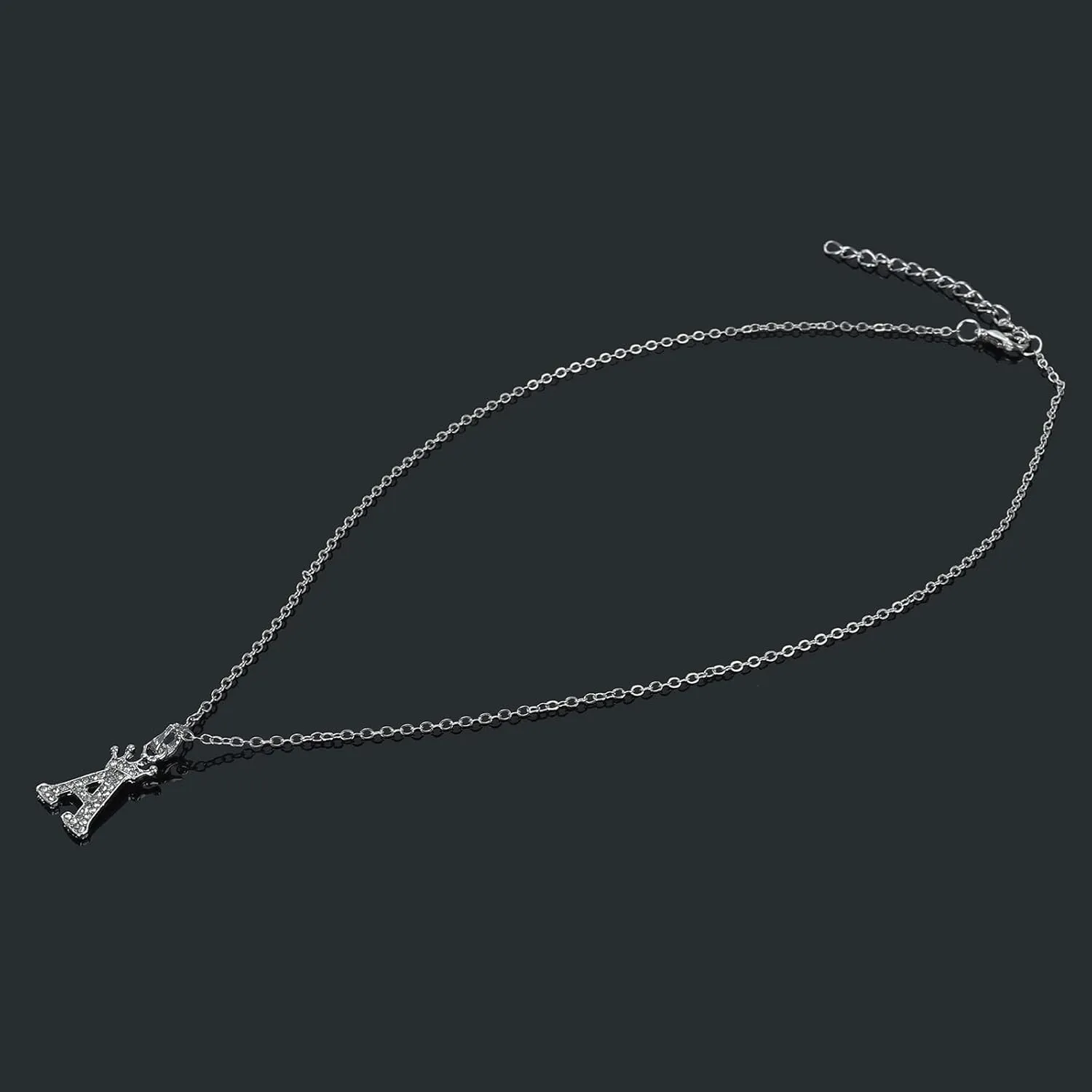 Initial Necklace for Her,Gold Plated Initial Letter Pendant Box Chain for Women Dainty Pave CZ Jewelry Gift for Mother Wife