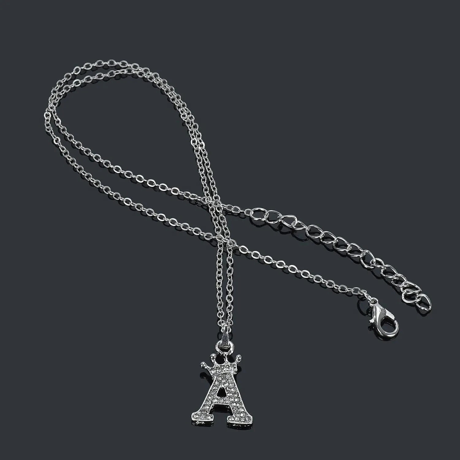 Initial Necklace for Her,Gold Plated Initial Letter Pendant Box Chain for Women Dainty Pave CZ Jewelry Gift for Mother Wife