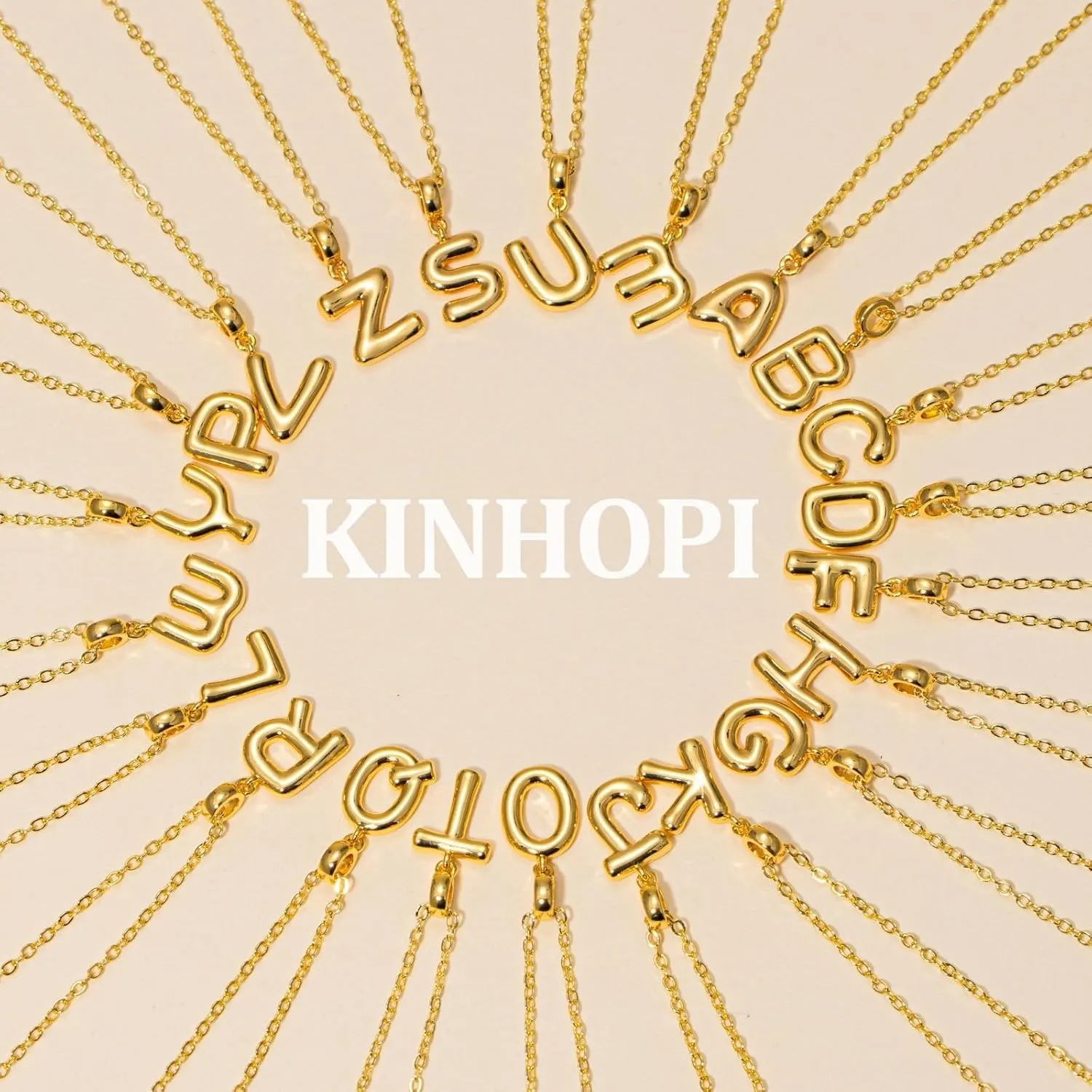 Initial Necklaces for Women, 14k Gold Plated Tiny Small Dainty Letter NecklaceSimple Cute Choker Necklaces Trendy Jewelry Gift