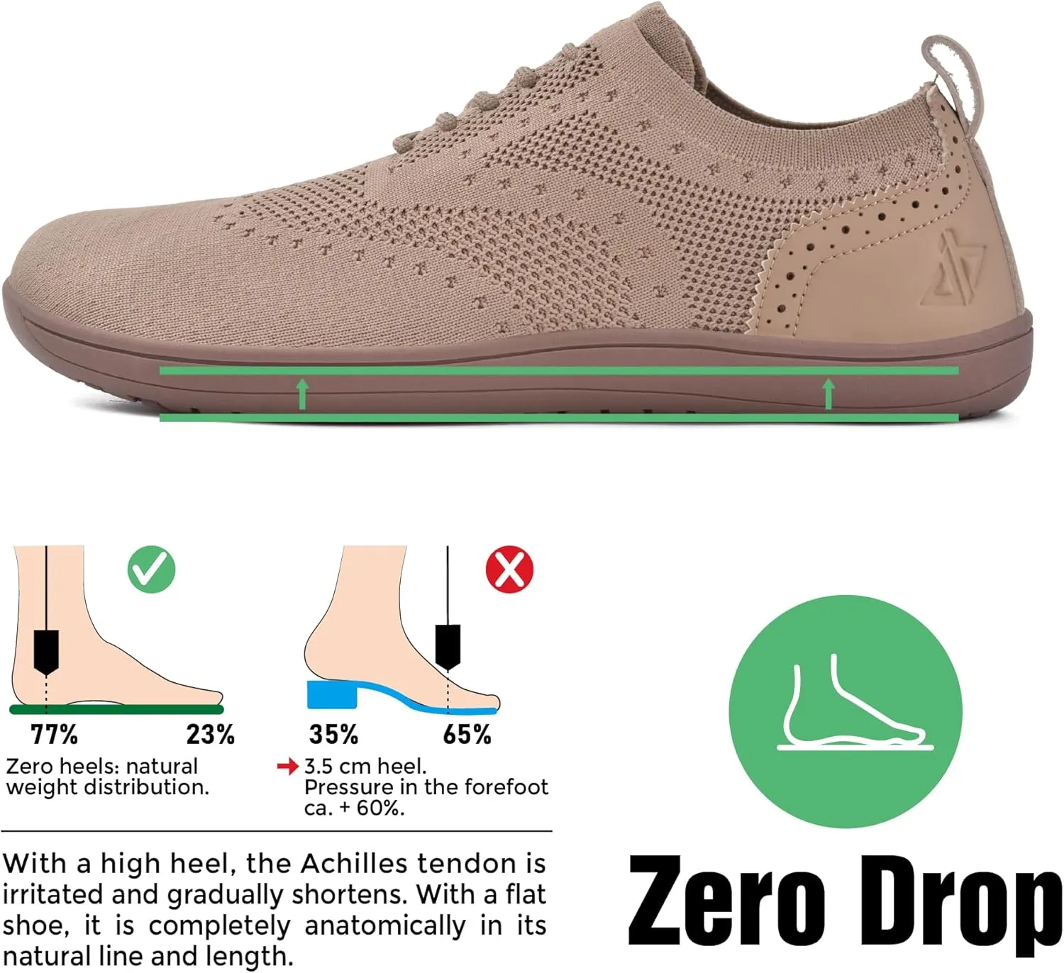 JACKSHIBO Barefoot Shoes for Men Slip on Shoes Minimalist Walking Sneakers Wide Toe Box Zero Drop Sole