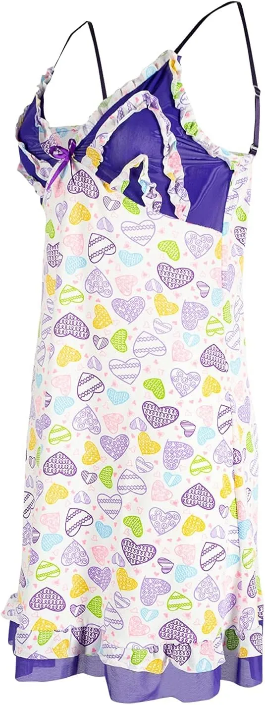 JEFFRICO Womens Nightgowns Sleepwear Soft Pajama Dress Nightshirts
