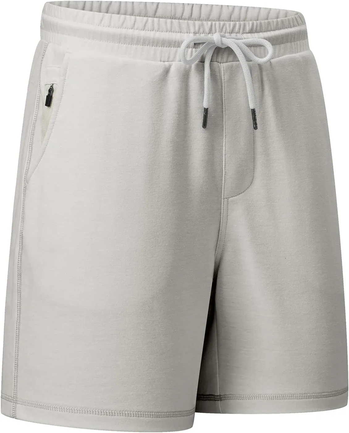 JMIERR Mens Gym Shorts Cotton 7" Running Comfy Workout Shorts Zipper Pocket Sweat Shorts