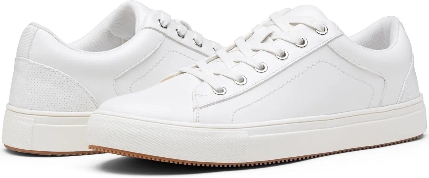 Jousen Men's Fashion Sneakers White Shoes for Men Casual Breathable Shoes