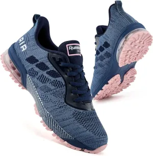KPP Running Shoes, Black/Purple, Breathable Mesh, Cushioning