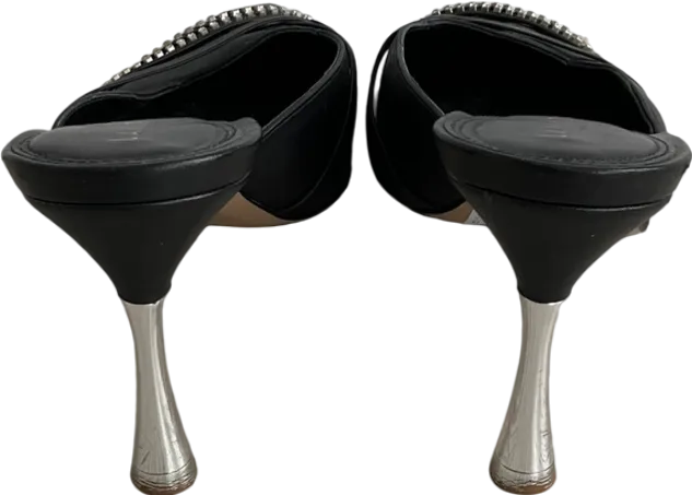 Lamara Black Zola Heeled Mule UK 5 EU 38 