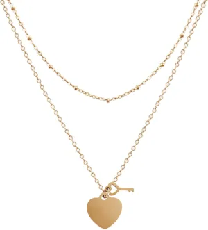 Layered Choker Necklaces for Women, Gold Necklace 18K/925 Silver Plated Dainty Paperclip Snake Heart Chains Necklace Adjustable Pendant Necklaces Y-Necklaces for Women Jewelry Gifts