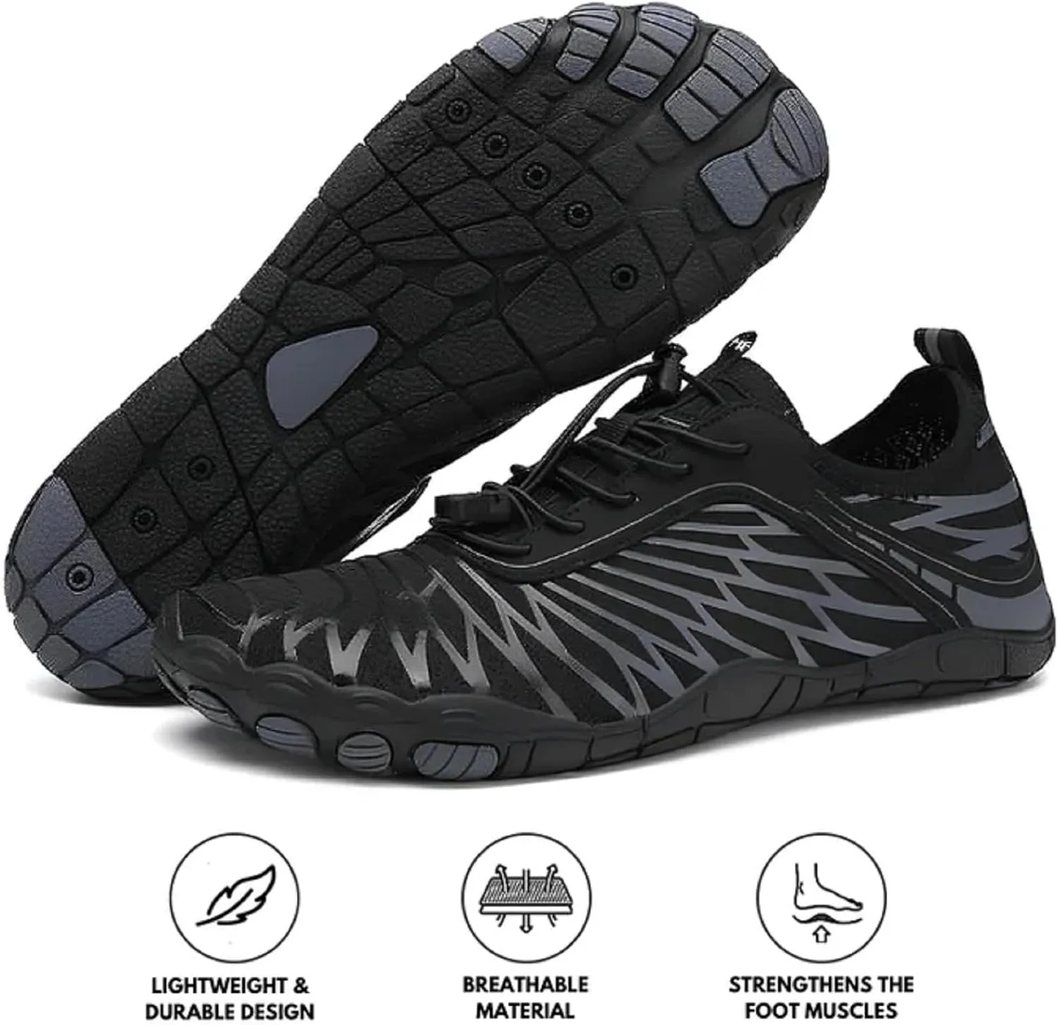Lazuli Pro - Healthier and Comfortable Feet with Barefoot Shoes, Lightweight Flexible, Arch Support, Wide Walking Shoes (Unisex)