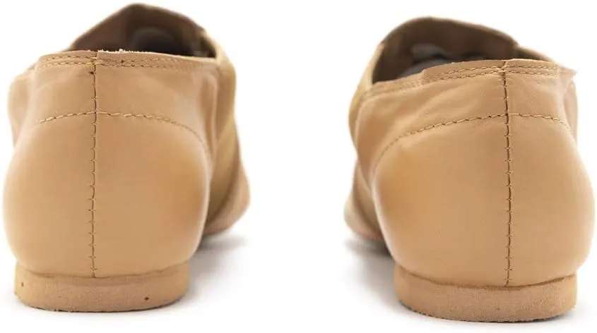 Leather Slip-On Split Sole Jazz Shoes Dance Shoes