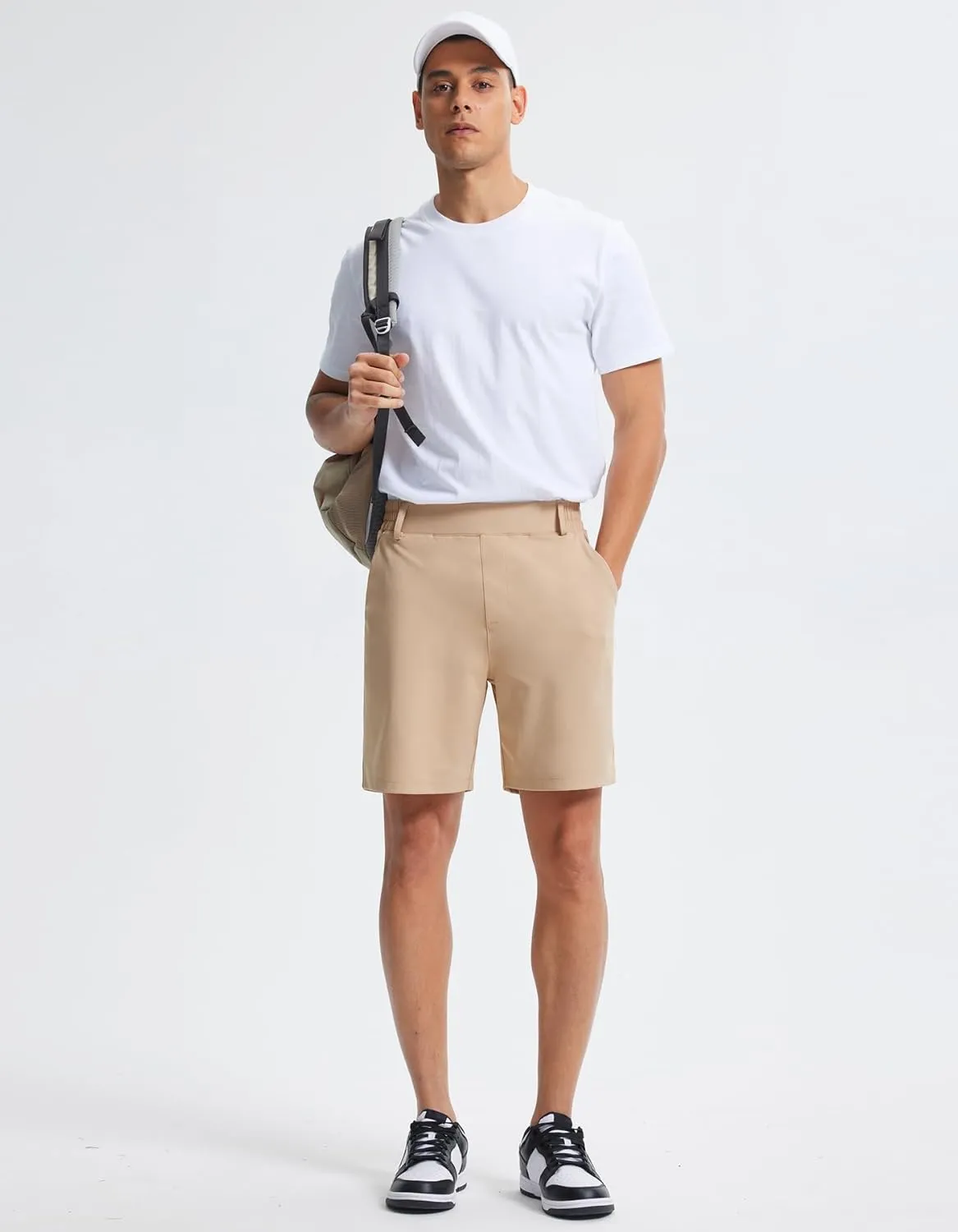 Libin Men's 7" Golf Shorts Athletic Workout Shorts with Liner Gym Running Casual Shorts