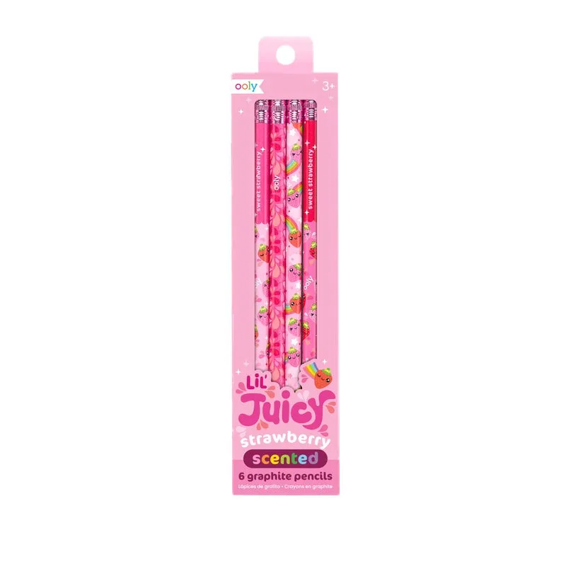 Lil’ Juicy Scented Graphite Pencils (Strawberry)