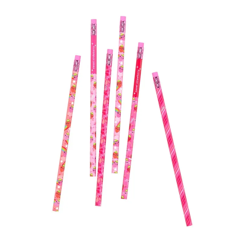 Lil’ Juicy Scented Graphite Pencils (Strawberry)