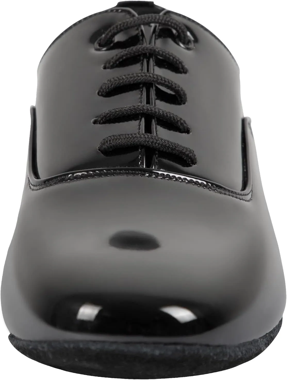 Linodes Men's Latin Dance Shoes 1 Inch Leather Sole Ballroom Salsa Tango Waltz Character Shoe